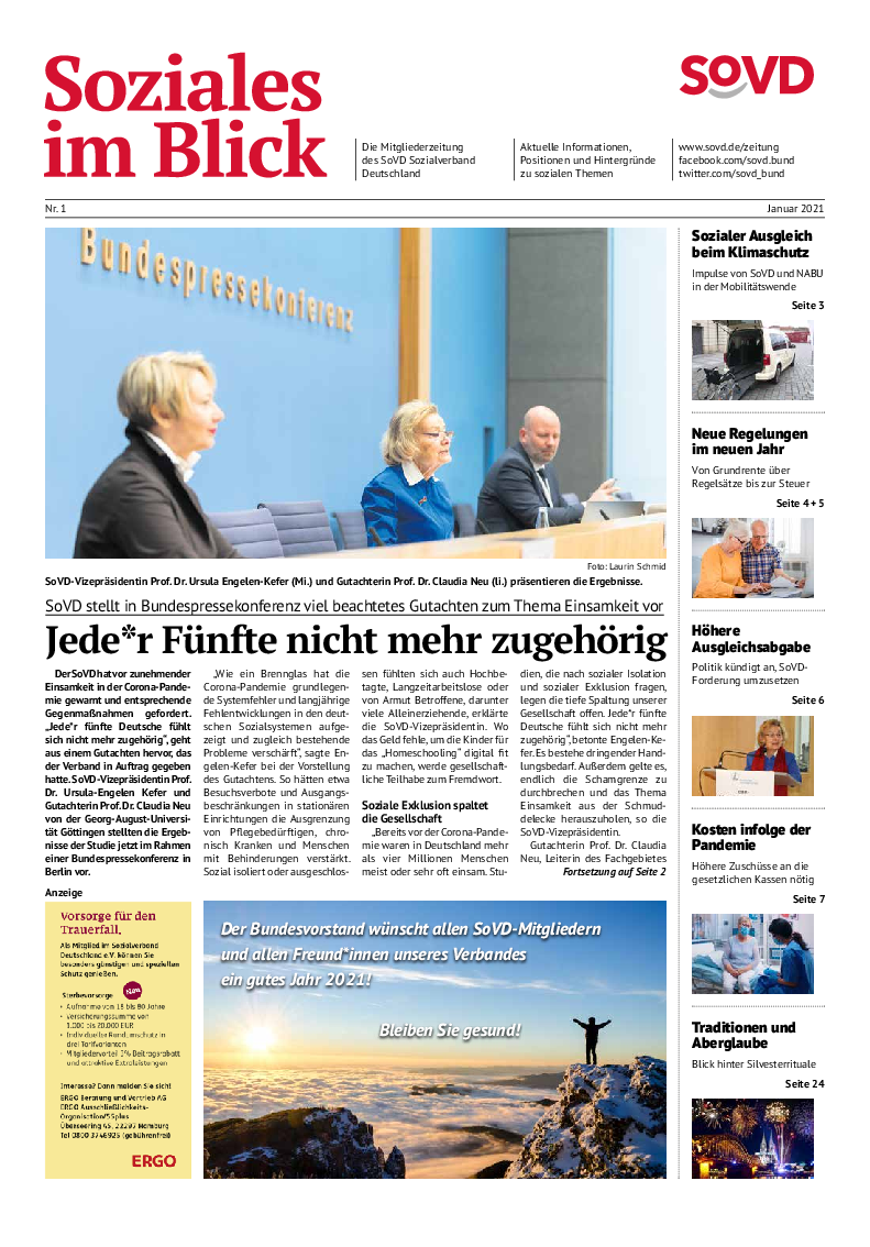 SoVD-Zeitung 01/2021 (Bayern)