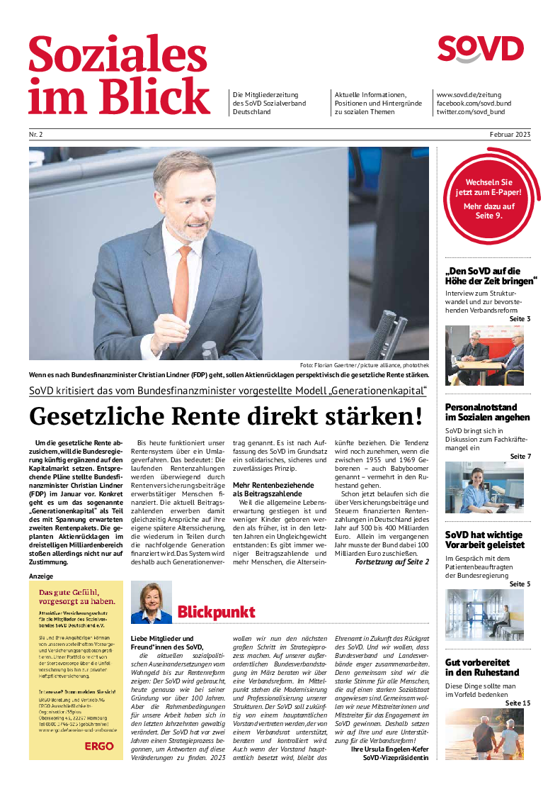 SoVD-Zeitung 02/2023 (Bayern, Hessen)