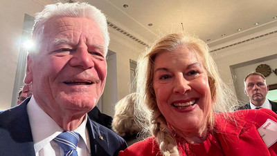 SoVD-Landesvorsitzende Meta Günther mit dem ehemaligen Bundespräsidenten Joachim Gauck.