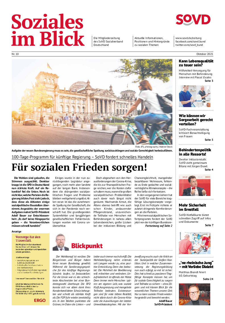 SoVD-Zeitung 10/2021 (Bayern)