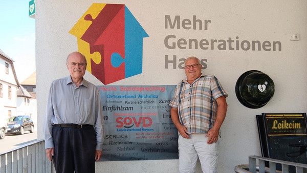 Dr. Josef Haas und (re.) Günther Ruckdäschel